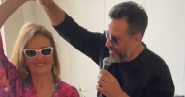 يسرا تشارك ماجد المصرى الغناء فى أحدث ظهور لهما.. فيديو