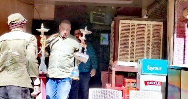 ضبط مقهى يقدم الشيشة للزبائن فى حملات بمنطقة حى جنوب الأقصر