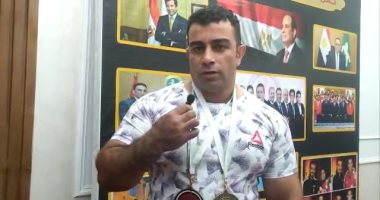 هانى السيد بطل العالم فى ألعاب القوى البدنية: مارستها هواية فى البداية.. فيديو