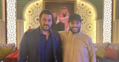 تركى آل الشيخ يرحب بالنجم الهندي سلمان خان قبل مشاركته فى حفل غنائى غدا بموسم الرياض