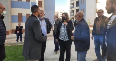 مسئولو "الإسكان" يتفقدون وحدات "سكن لكل المصريين" بمدينة أكتوبر الجديدة