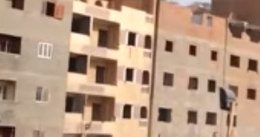 إزالة العقارات المتعارضة مع مسار توسعات الطريق الدائرى جنوب الجيزة