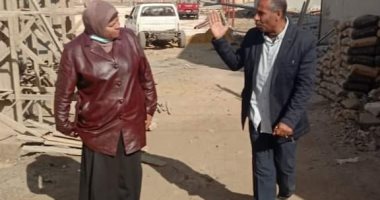 رئيس مركز ملوى بالمنيا يتابع معدلات تنفيذ مشروعات المبادرة الرئاسية "حياة كريمة"