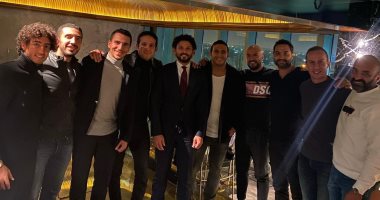 محمد فضل وحسام غالى ومحمد هانى وكريم فهمى فى سهرة مع الأصدقاء "صور"