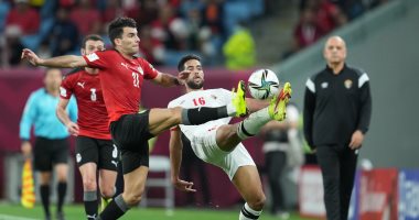 أهداف مباراة منتخب مصر والأردن فى كأس العرب .. صور