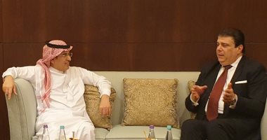 حسين زين يلتقى الرئيس التنفيذى للإذاعة السعودية لبحث سبل التعاون بين البلدين