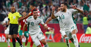 سيطرة أفريقية على نصف نهائى كأس العرب.. الجزائر تكمل عقد منتخبات المربع الذهبى على حساب المغرب بعد مباراة ملحمية.. وعرب آسيا يحافظون على سجل الأكثر تتويجاً.. و1.5 مليون دولار مكافأة مالية لمنتخب الفراعنة