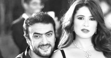 ياسمين عبد العزيز تحتفل بعيد ميلاد أحمد العوضى: عيد ميلاد سعيد حبي
