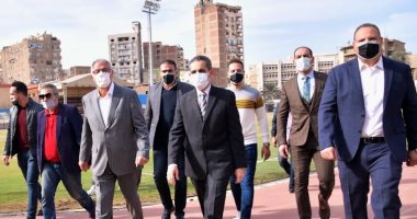 محافظ الغربية يتفقد المنشآت الرياضية في نادي طنطا 