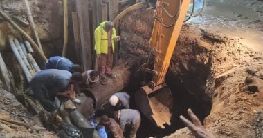 مياه الشرقية تعلن الانتهاء من إصلاح خط طرد صرف صحي القومية وإعادة الضخ