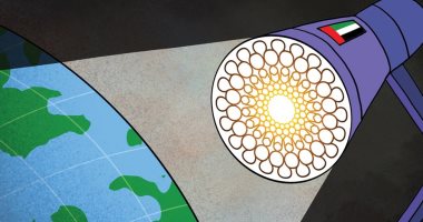 كشاف كاريكاتير صحيفة إماراتية يسلط الضوء على معرض "أكسبو 2021"