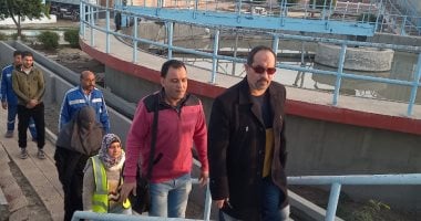 رئيس شركة مياه الشرقية يتفقد مشروعات حياة كريمة