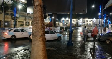 أمطار الخير تعود للهطول على مطروح وبعض مناطق الساحل الشمالي.. لايف