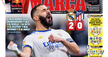 ريال مدريد لا يمكن إيقافه وإنتر يقفز للصدارة أبرز عناوين صحف أوروبا