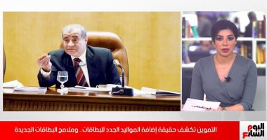 تفاصيل جديدة تهم المواطنين بشأن بطاقات التموين.."فيديو"