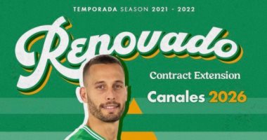 كاناليس يجدد عقده مع ريال بيتيس حتي 2026 بشرط جزائي مليار يورو