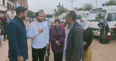 قافلة طبية مجانيه ضمن حياة كريمة لقريتى الشروق والهوانية بالإسماعيلية.. صور