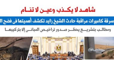 "شاهد لا يكذب وعين لا تنام".. حادث الشيخ زايد يفتح ملف "كاميرات المراقبة".. عن "برلماني"    