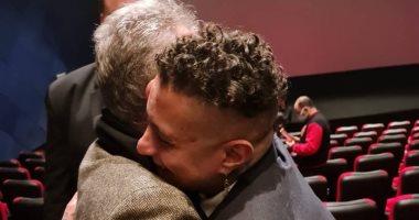 أحمد الفيشاوى يشارك بصور العرض الخاص لفيلم "ريتسا" مع محمود حميدة .. صور