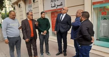 نائب محافظ القاهرة يتفقد أعمال تطوير منطقة وسط البلد