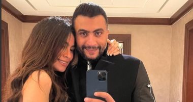 هاجر أحمد تحتفل بعيد ميلاد زوجها "حب من النظرة الأولى للرجل الذى يحمل قلبى"