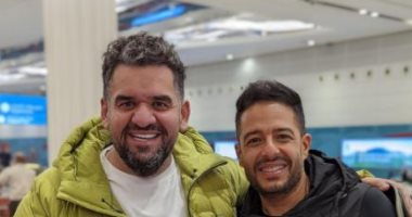 محمد حماقى لـ حسين الجسمى: كنت واحشنى جدًا و أشوفك فى مصر قريب