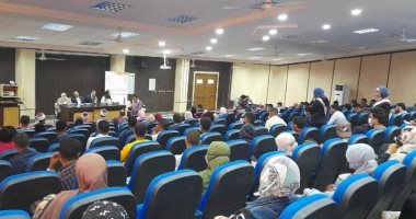 "العنف الأسرى وخطورته على المجتمع"‎‎ محاضرة تثقيفية للطلاب بجامعة أسوان