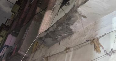 تساقط أجزاء من عقار قديم بحى الجمرك بالإسكندرية دون إصابات