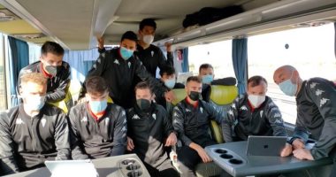 فرحة عارمة للاعبى ألكويانو الإسبانى بعد قرعة مواجهة ريال مدريد بالكأس