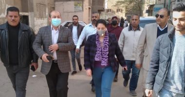 جولة تفقدية لمرثا محروس نائبة التنسيقية لمتابعة أعمال التطوير بالأميرية