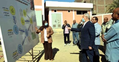 محافظ الأقصر يتابع مشروع الصرف بالزينية.. والتشغيل التجريبي لـ6 محطات مارس المقبل