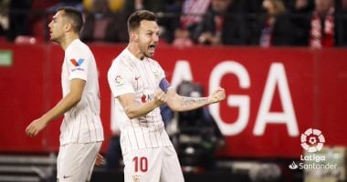 راكيتيتش يفتتح أهداف إشبيلية ضد ريال مدريد فى الدقيقة 21.. فيديو