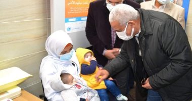 تستهدف 120 ألف طفل.. محافظ السويس يطلق الحملة القومية للتطعيم ضد مرض شلل الأطفال