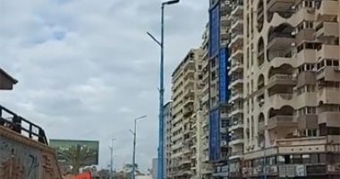 بدء العاصفة الترابية بالإسكندرية.. وتحذيرات من المنخفض الجوى المقبل (فيديو)