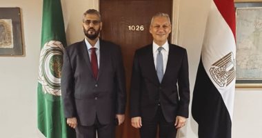 مندوب ليبيا لدى الجامعة العربية يبحث مع نظيره المصرى تعزيز التعاون المشترك