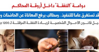 كيفية التخلص من معاناة تأخر "أحكام النفقات".. نقلا عن "برلمانى"