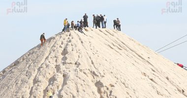 جبال الألب المصرية.. جبل الملح فى بورسعيد مقصد علاجى ومزار سياحى 