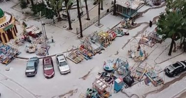 شاهد آثار الثلج فى شوارع الإسكندرية.. فيديو وصور