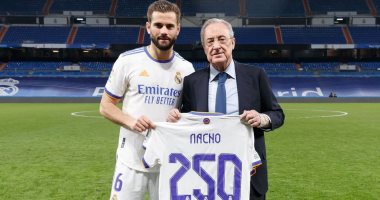 تكريم ناتشو بعد وصوله لـ250 مباراة مع ريال مدريد