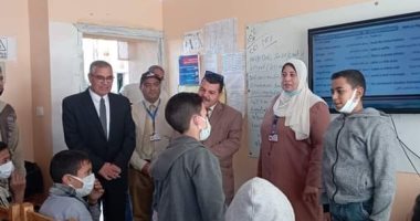 رئيس مدينة الواسطى يتفقد انتظام العملية التعليمية ببعض المدارس 