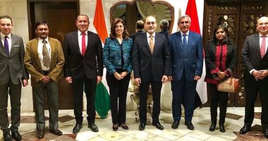 سفير القاهرة بالهند يستقبل الوفد المصرى رفيع المستوى المشارك فى (IREE-2021)
