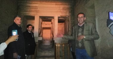 الشمس تتعامد على قدس الأقداس بمعبد قصر قارون   