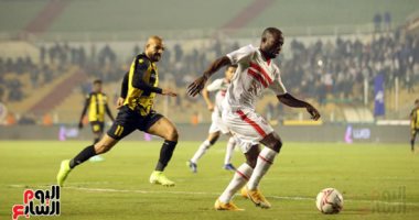 الزمالك يضغط والمقاولون يستبسل فى الدفاع بأول 15 دقيقة من المباراة