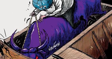 كاريكاتير اليوم.. متحور أوميكرون "ثور هائج" يضرب جميع بلاد العالم