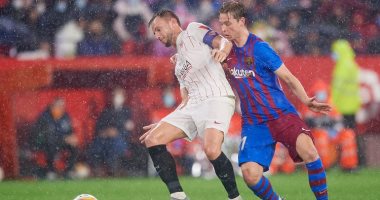 ملخص وأهداف مباراة إشبيلية ضد برشلونة فى الدورى الإسبانى