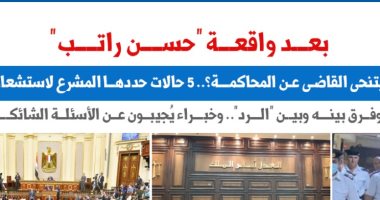 أسئلة وإجابات عن "تنحى القضاة" بعد واقعة حسن راتب.. نقلا عن برلماني 