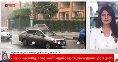 الأرصاد الجوية تحذر من سقوط أمطار وانخفاض فى درجات الحرارة.. فيديو