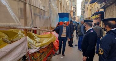 تشميع ورشتين و رفع 703 حالة اشغال طريق مخالف بالبحيرة