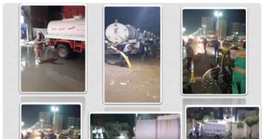 استمرار أعمال كسح مياه الأمطار بالشرقية.. صور