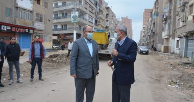 محافظ القليوبية يتابع أعمال الرصف شوارع بنها بتكلفة 12 مليون جنيه.. صور
